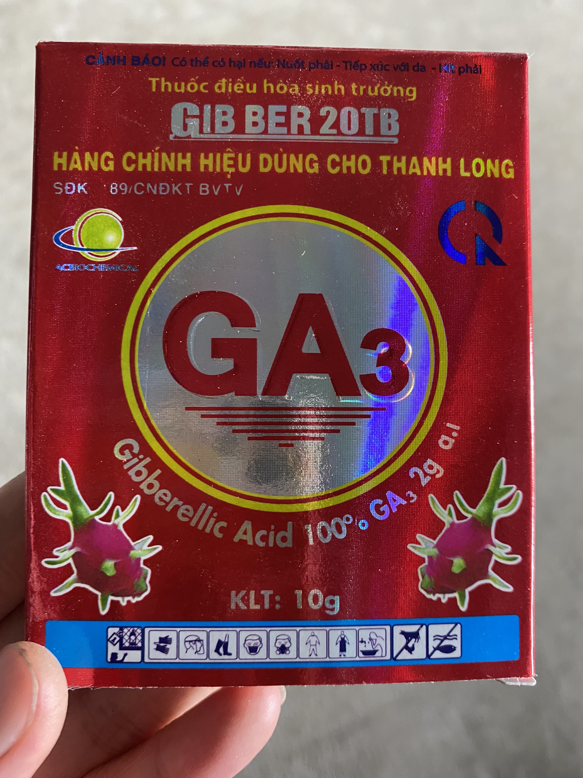 Ga3 gibber20tb vien chuyên dùng cho thanh long