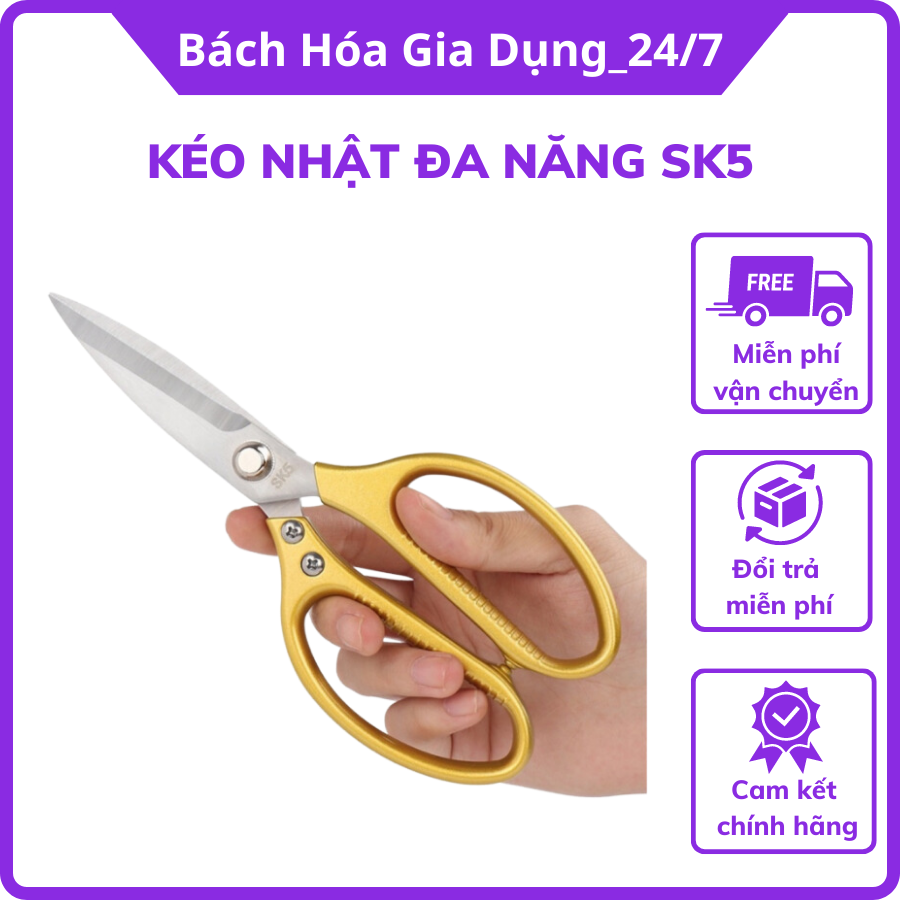 Kéo Nhật cắt gà, làm bếp đa năng SK5