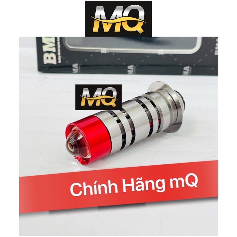 Đèn pha led bi cầu mini 2 mầu vàng trắng h6