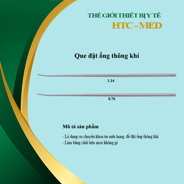 Que đặt ống thông khí tai/Dụng cụ tai mũi họng/Dụng cụ y tế