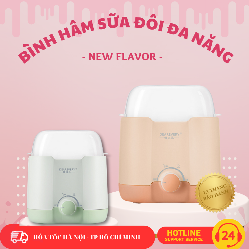 Máy hâm sữa và tiệt trùng đa năng 4 trong 1. Hâm nóng, tiệt trùng bình, hấp thức ăn và luộc trứng. Bảo hành 12 tháng - Mochikidsvn 22