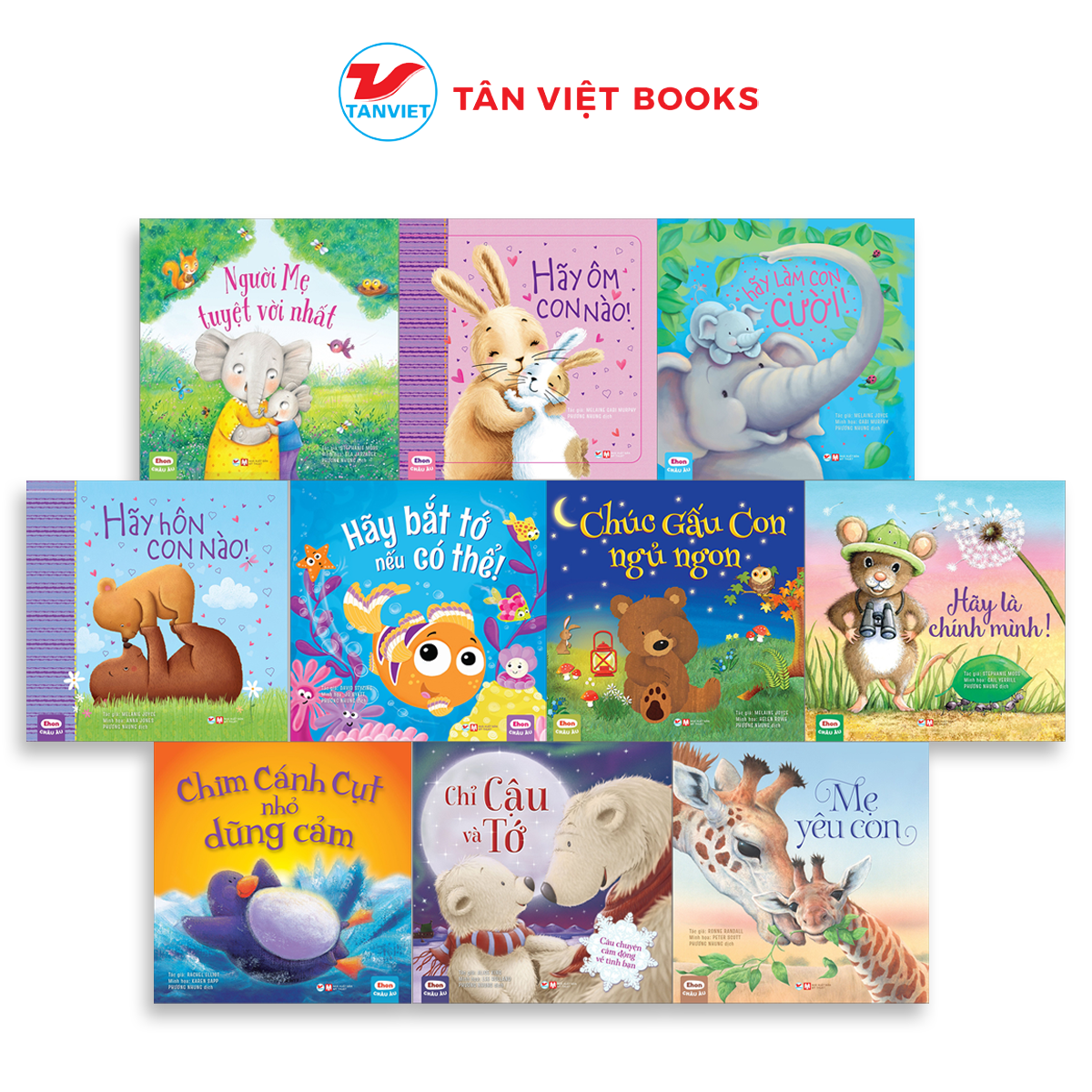 Bộ Sách Ehon Châu Âu (Trọn bộ 10 cuốn) - Tân Việt Books