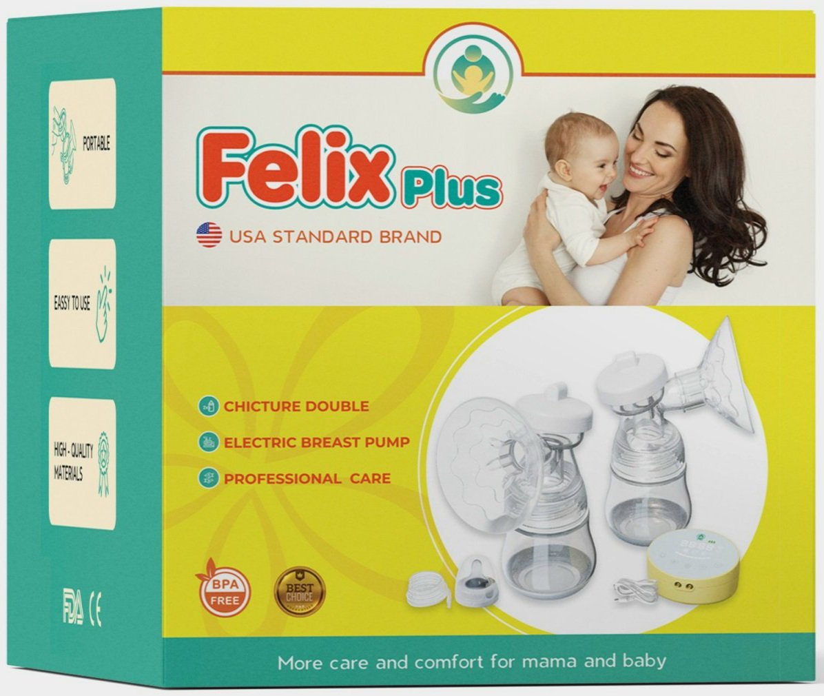 Máy hút sữa điện đôi felix