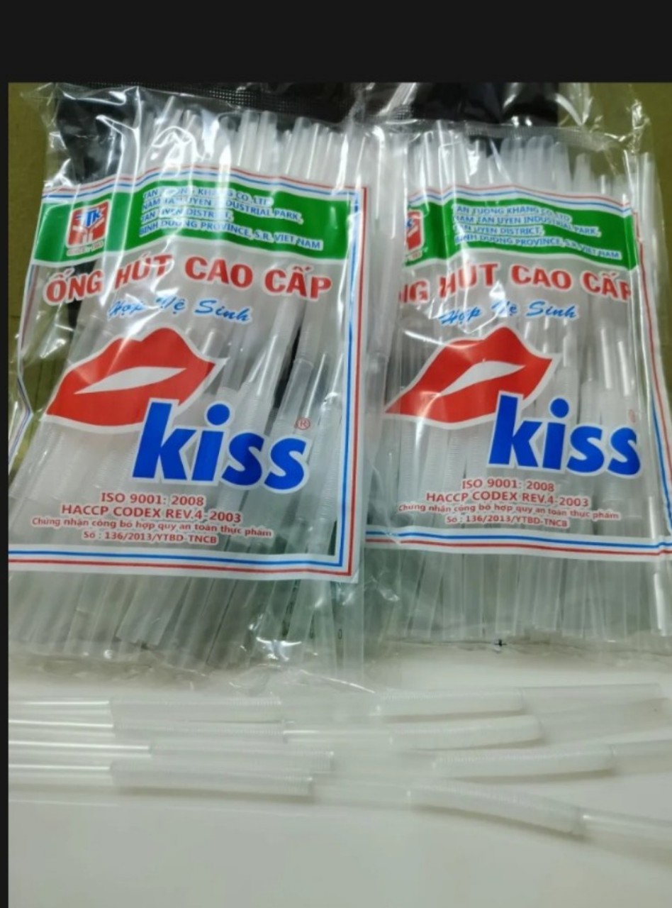 Ống hút nghệ thuật 2 đầu xoắn