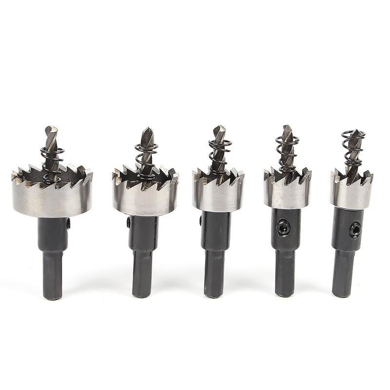 Bộ 5 mũi khoan khoét lỗ hợp kim hss cao cấp bộ 5 mũi 16-18.5-20-25-30