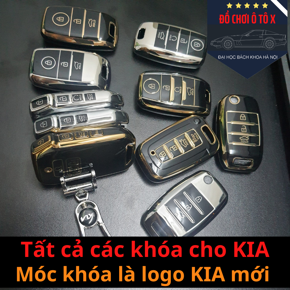 Ốp chìa khóa kia seltos, kia cerato, kia soluto, kia morning, kia rondo, kia rio, kia k3