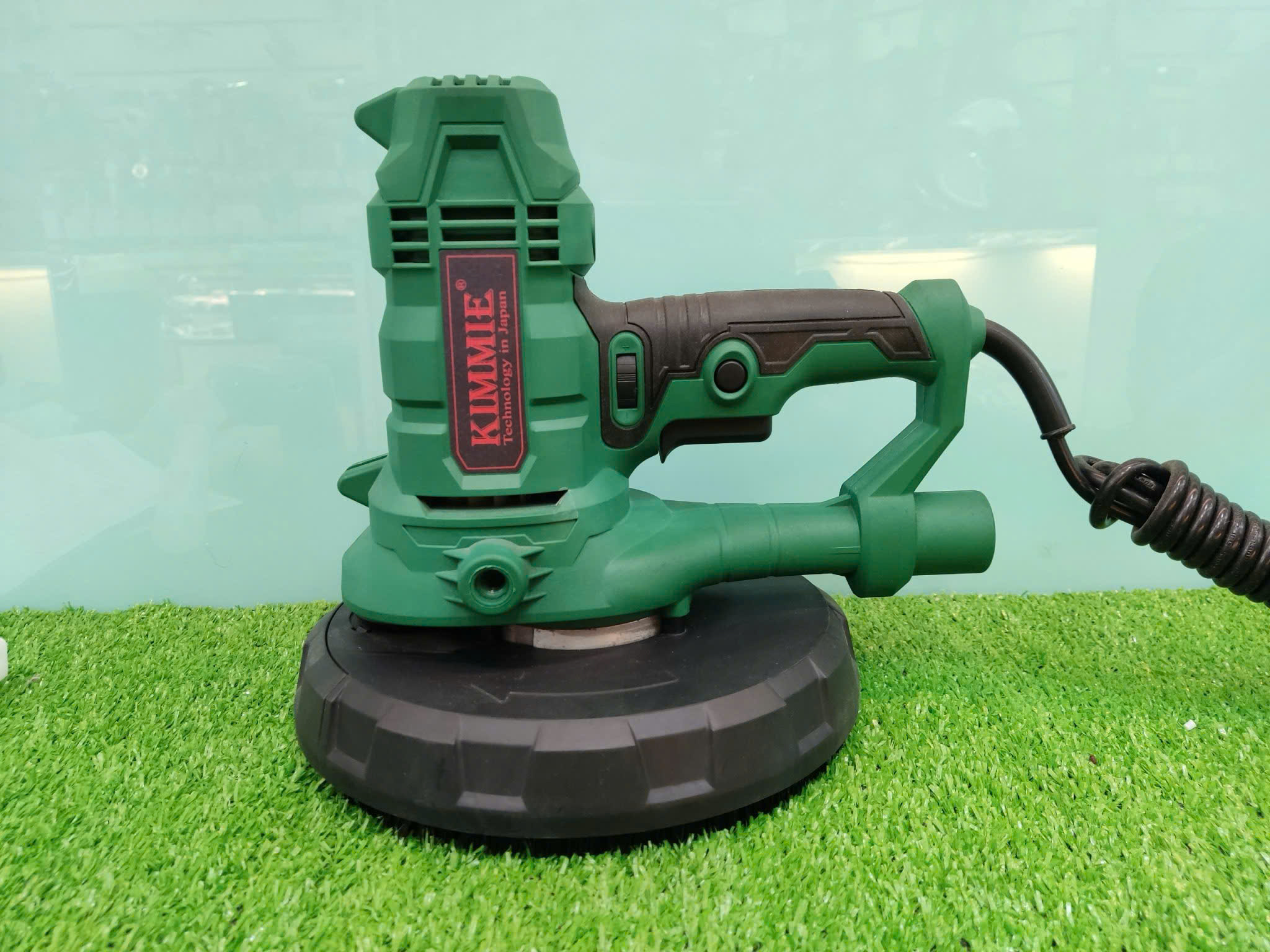 Máy chà nhám xả nhám bột trét tường Kimmie (850W, 180mm) hàng công ty