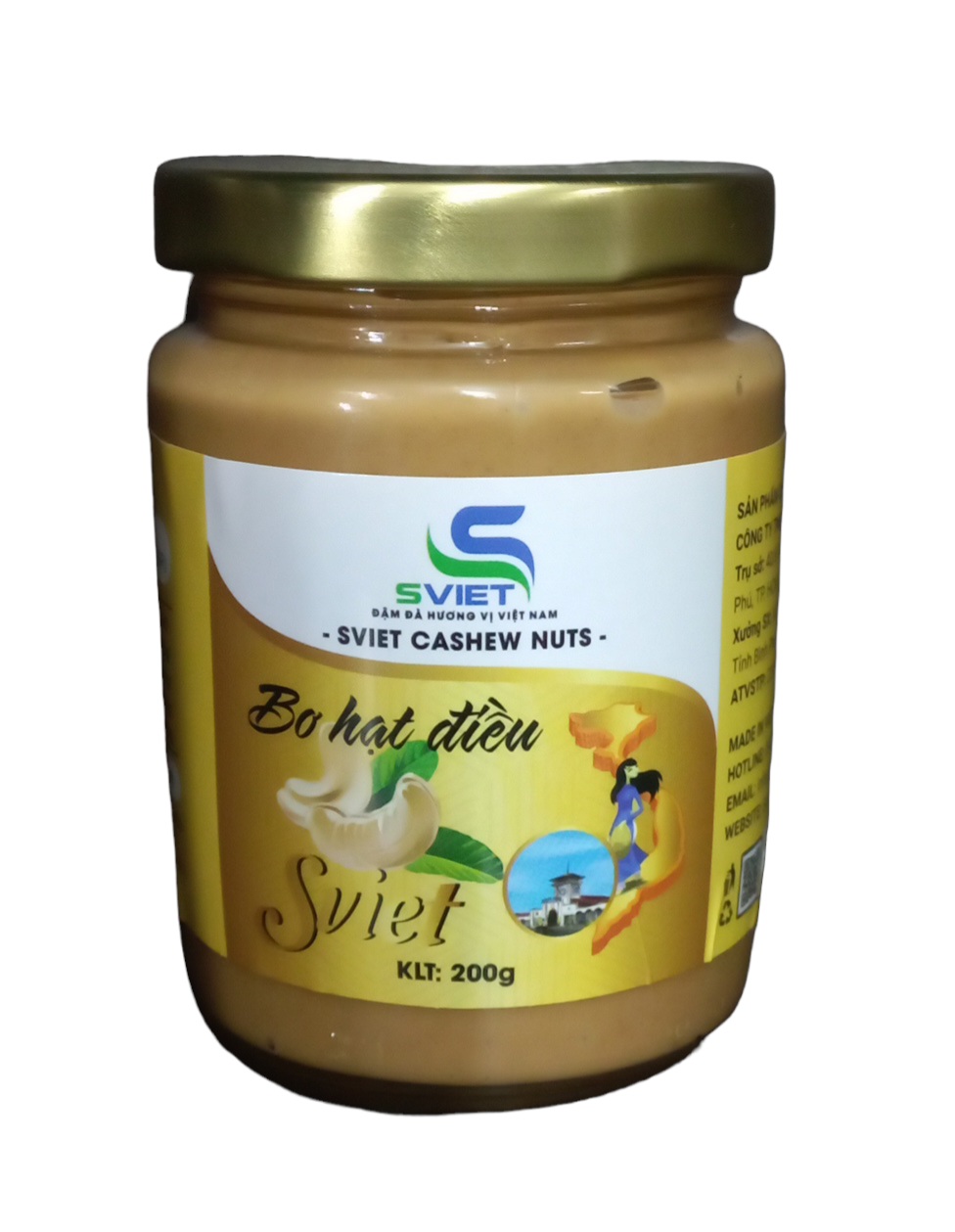 200g- bơ hạt điều sviet butter-sản phẩm mới