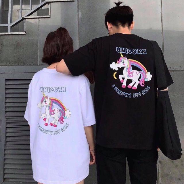 [HCM]Áo phông áo thun nam nữ form rộng tay lỡ Unisex UNICON Freesize  70kg