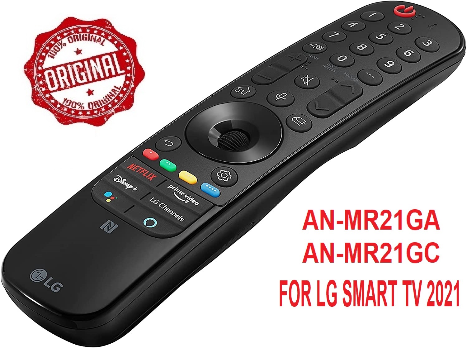 Điều khiển LG Magic Remote AN-MR21GA AN-MR21GC cho smart tivi LG 2021 ( Remote thông minh - Hàng hãng - Tặng pin)