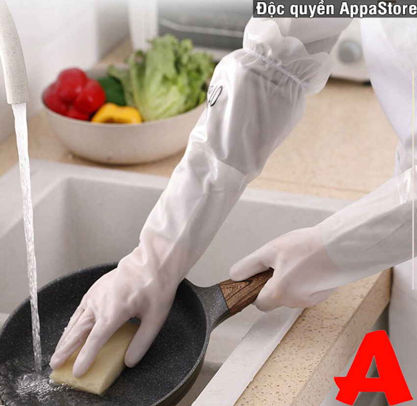 [LOẠI MỚI] GĂNG TAY CAO SU CON HƯƠU LÓT NỈ SIÊU DAI, CÓ DÂY CHUN CHỐNG TUỘT 00220