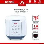 Nồi cơm điện tử Tefal RK732168 - 1.8L, lồng niêu 4 lớp, điều khiển tiếng việt - Hàng Chính Hãng