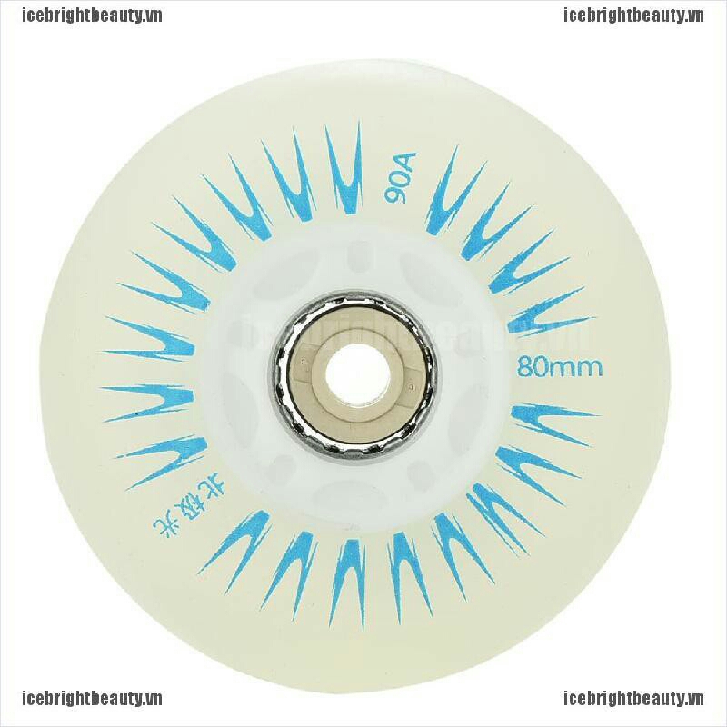 Bánh xe trượt patin có đèn led 76mm,80mm