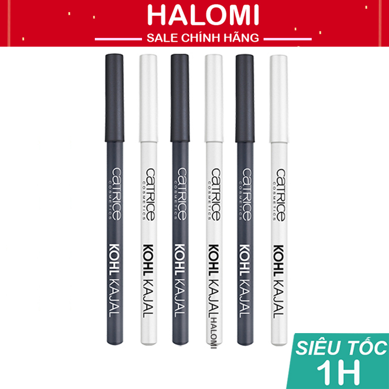 Chì kẻ mắt Catrice Kohl Kajal trắng đen chính hãng HALOMI, chì Catrice chuyên kẻ viền mắt makeup