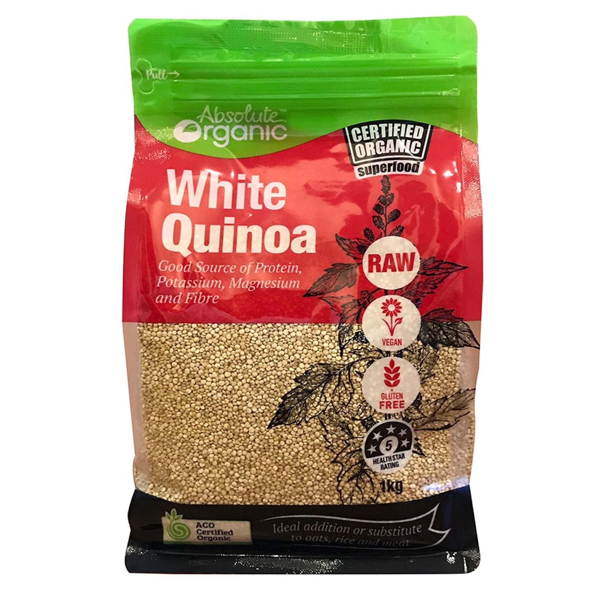 Hạt Diêm Mạch Trắng Hữu Cơ Absolute Organic 1kg