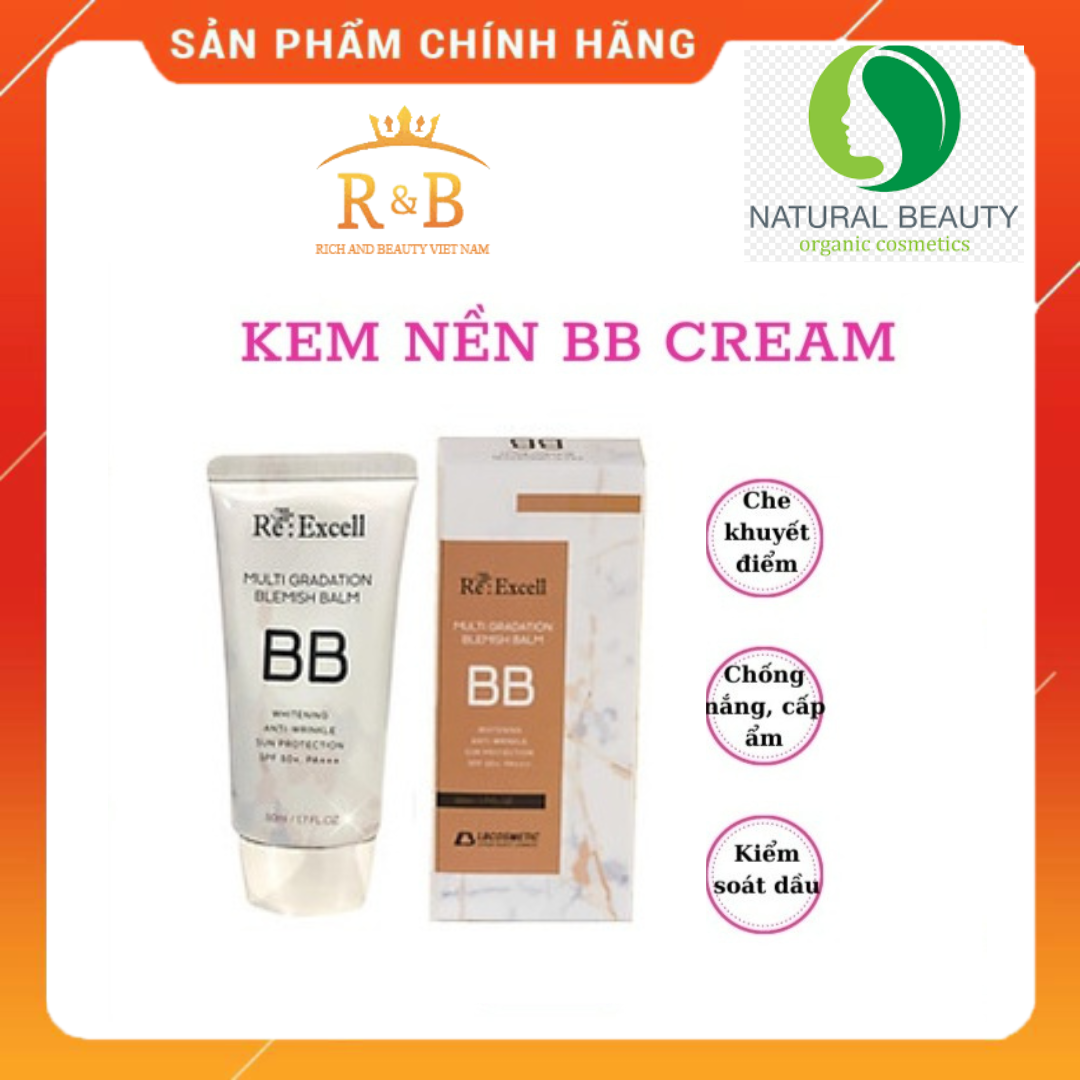 KEM NỀN BB CREAM DƯỠNG TRẮNG CHỐNG NẮNG Rb NHẬP KHẨU HÀN QUỐC