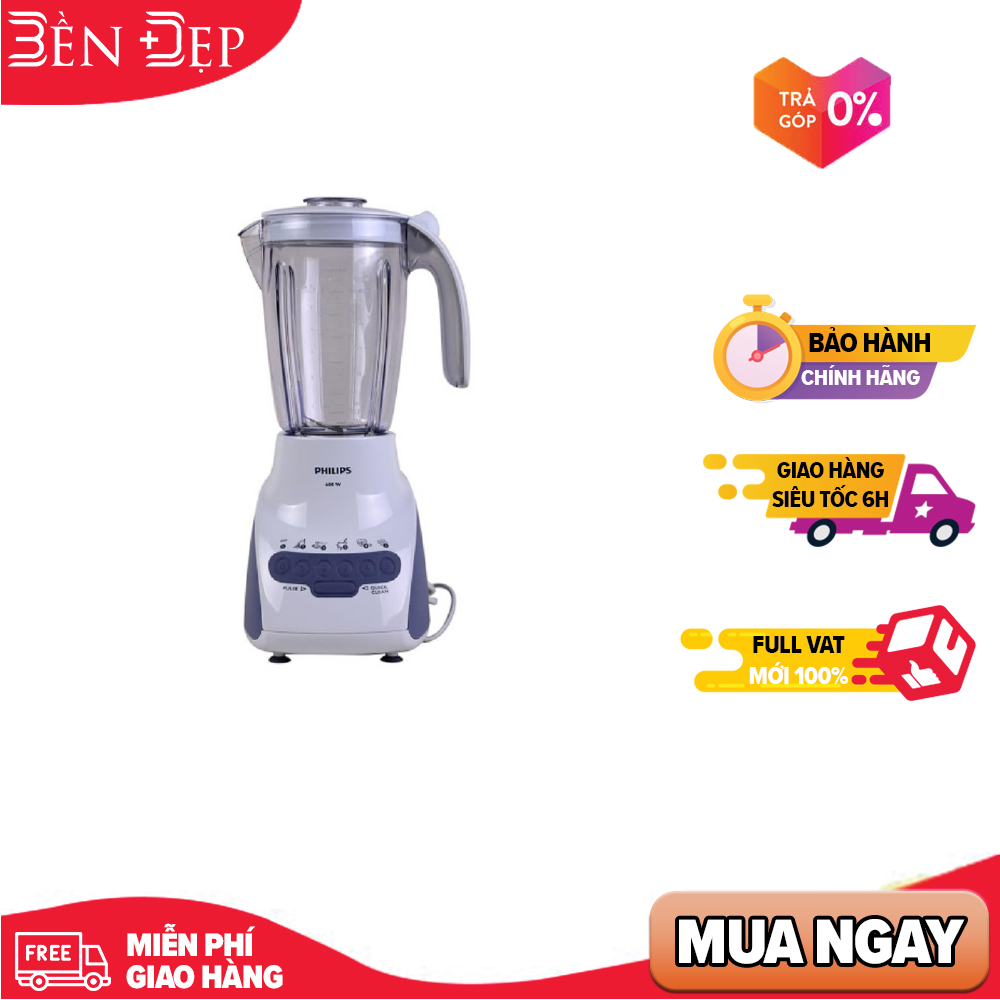 Máy xay sinh tố philips hr2115 1.5l công suất 600w - hàng phân phối chính hãng