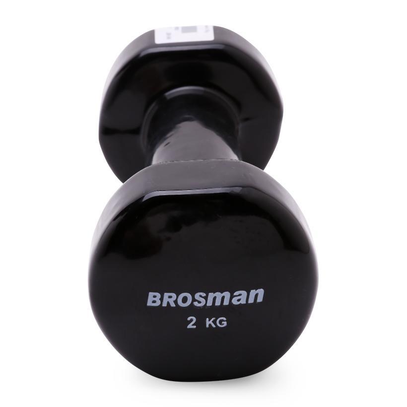 Tạ tập tay Brosman 2kg - tạ sắt bọc cao su