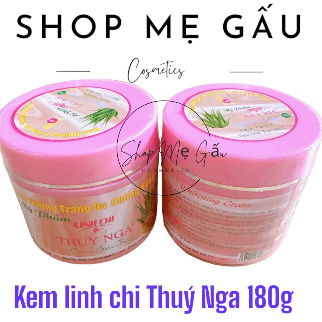 Kem dưỡng trắng da toàn thân Linh chi 180g
