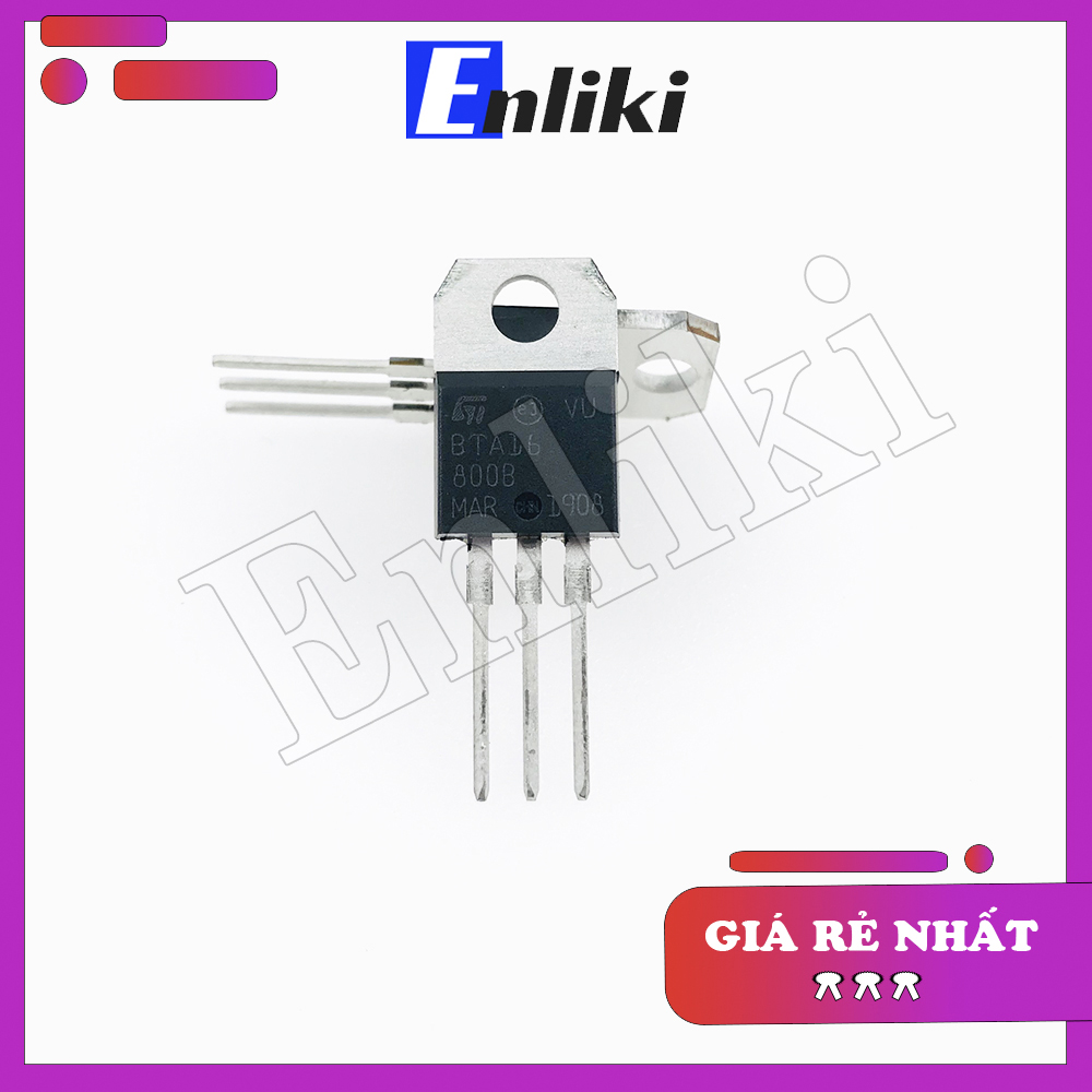 Bta16-800b 16a 800v triac to220