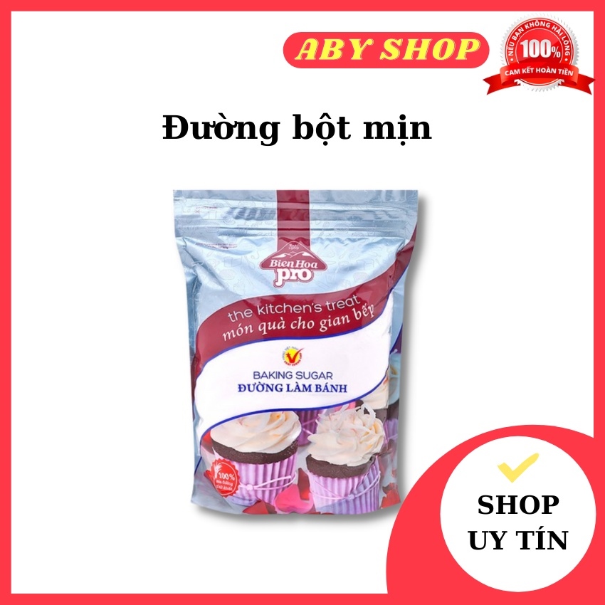 HOT SALE Đường bột mịn ⚡ HÀNG LOẠI 1 ⚡ đường xay biên hòa có thể dùng chế biến nhiều món ăn pha chế nhiều loại đồ uống 1KG