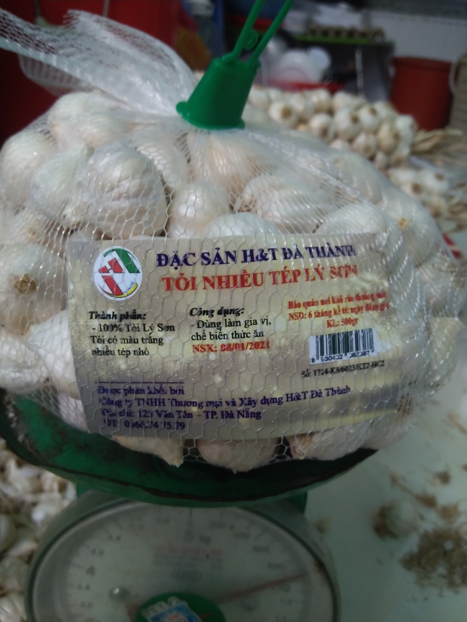Tỏi lý sơn loại trung 1kg giá sốc