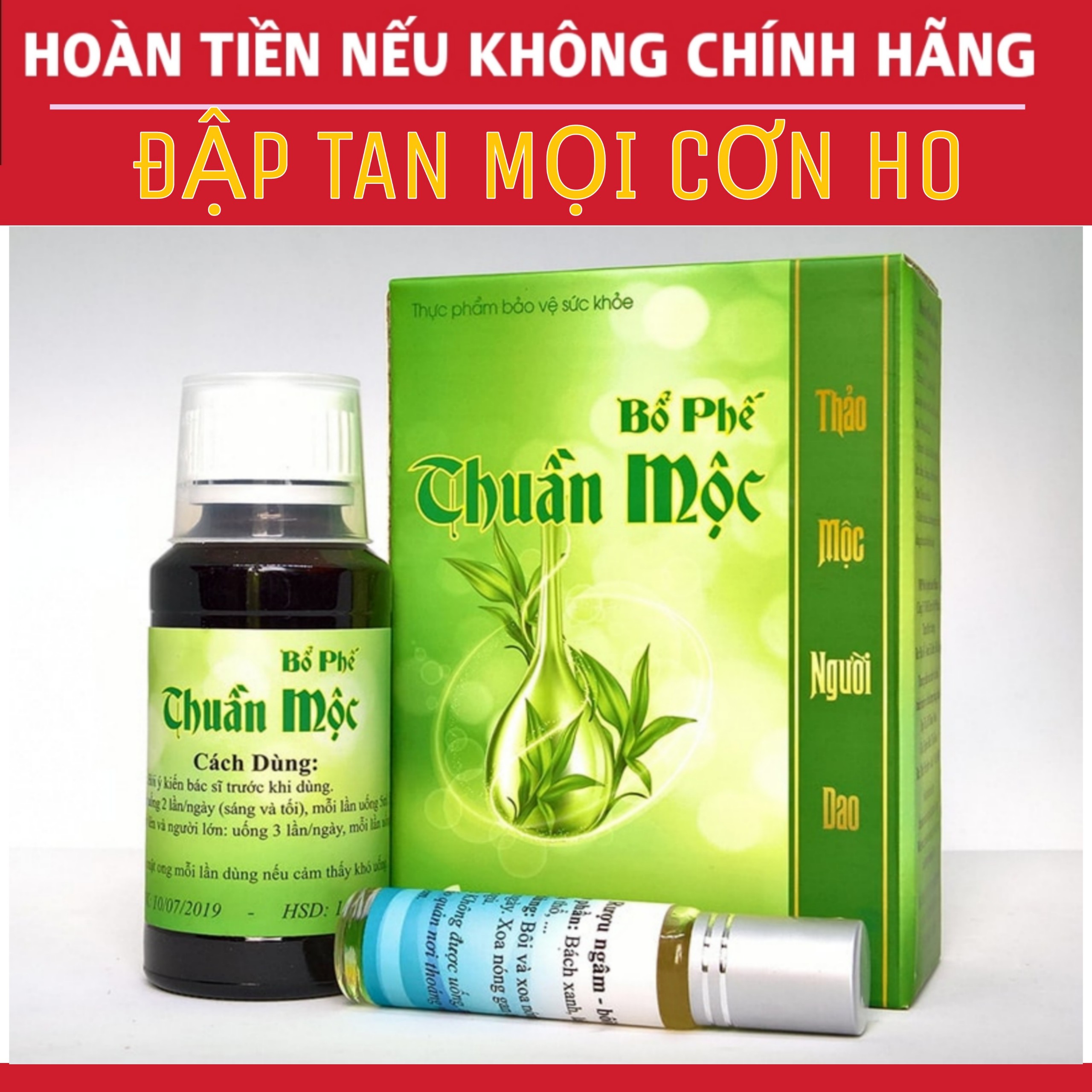 Siro tiêu ho bổ phế Thuần Mộc Thanh Mộc Hương