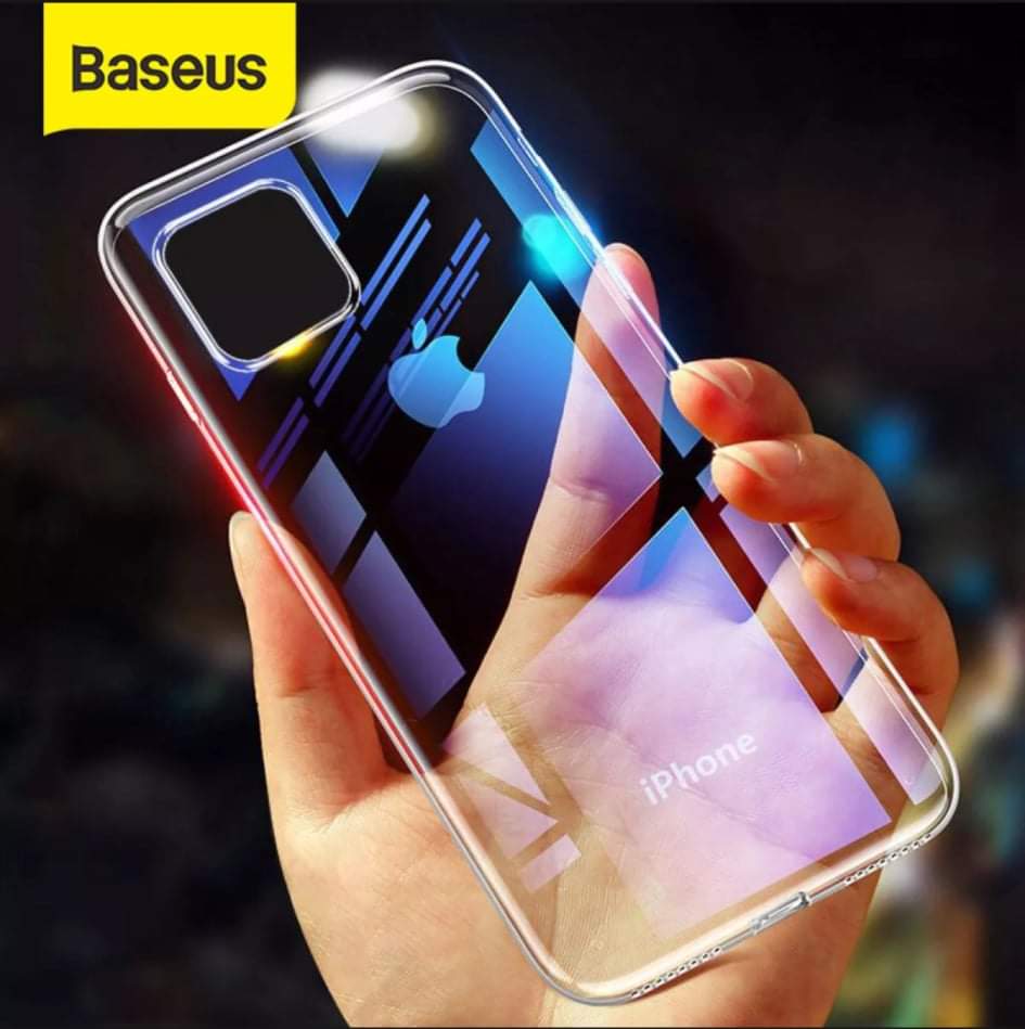 Ốp lưng trong suốt cho iphone 12 promax, case bảo vệ điện thoại Baseus IP 12prm