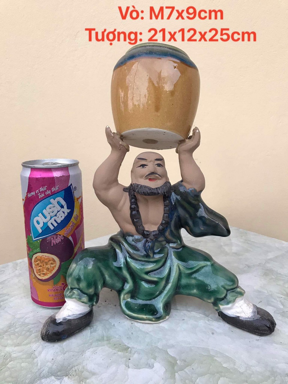 Chậu tượng mini dâng vò 03