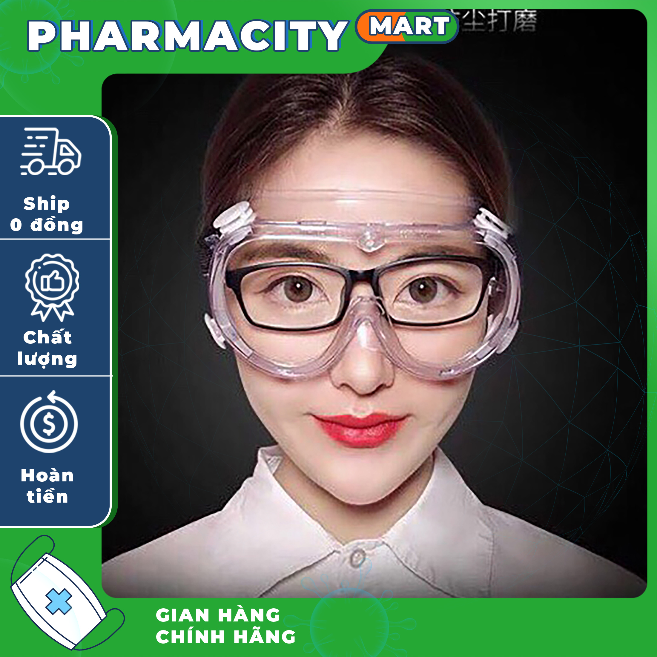 Kính bảo hộ chống hoá chất 3M 334
