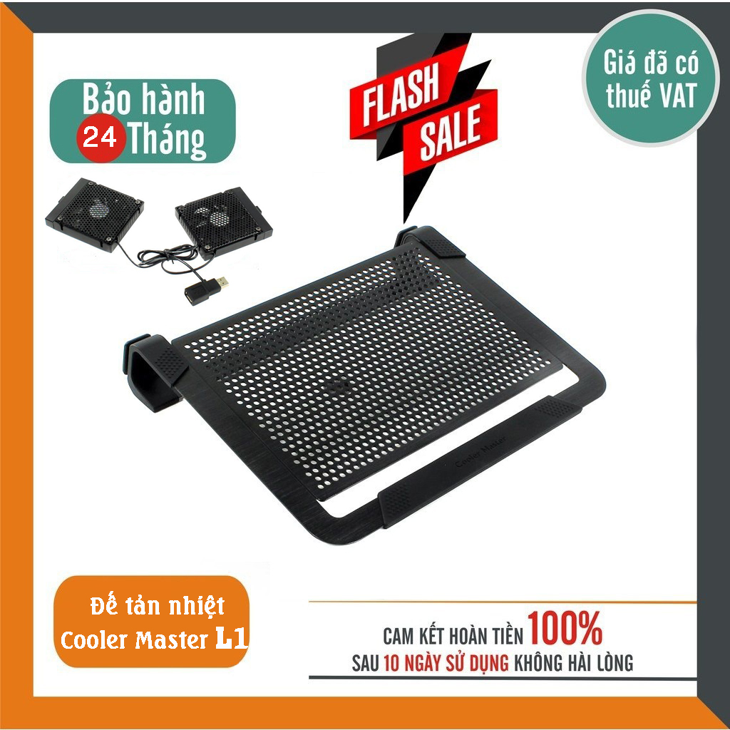 Đế tản nhiệt laptop Cooler Master Notepal U2 Plus