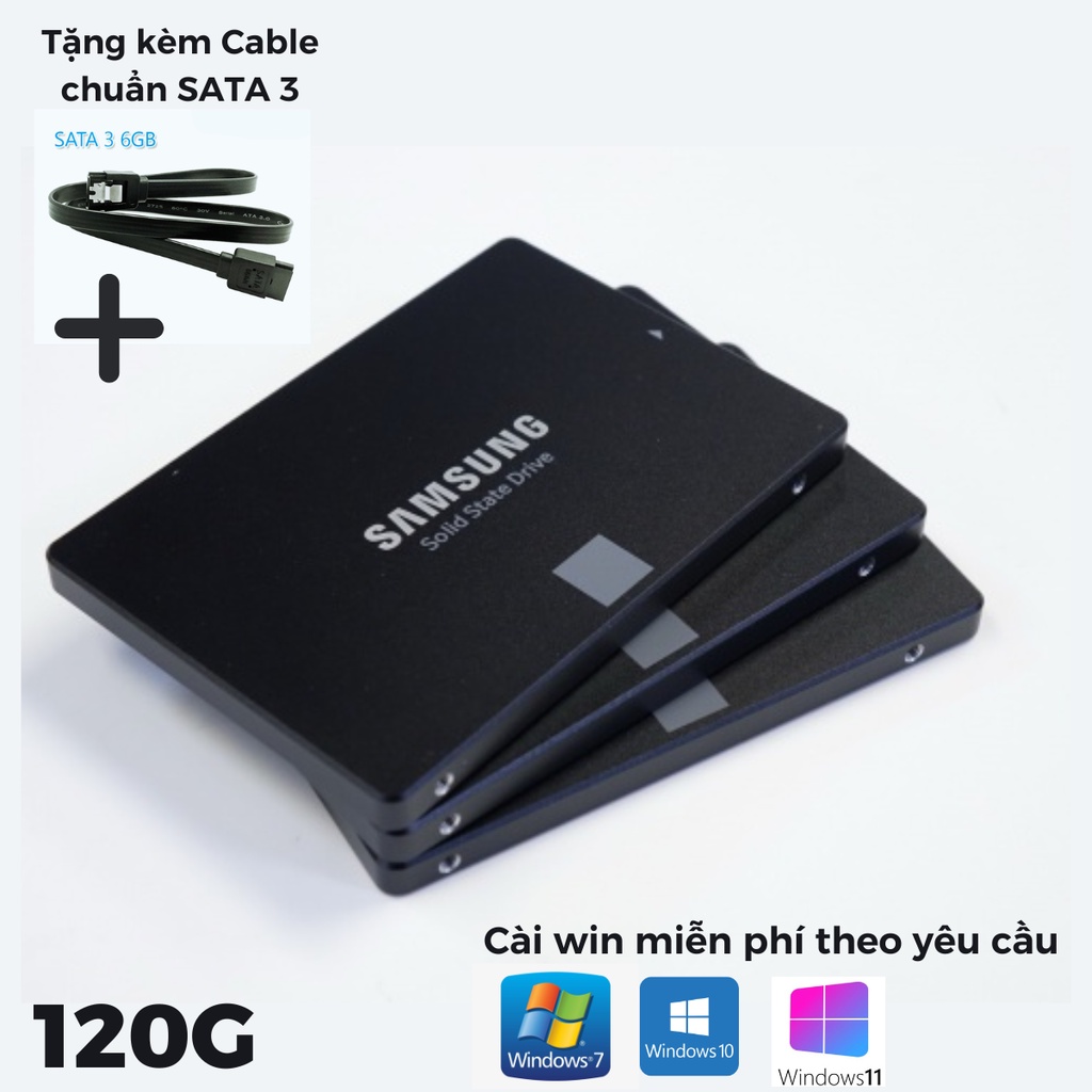 Ssd samsung 120g cũ sức khoẻ tốt