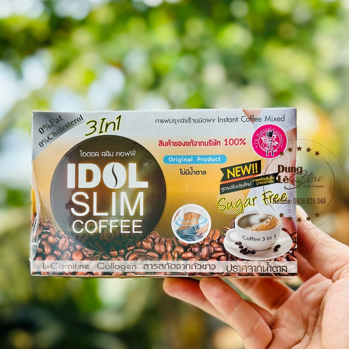 Cafe IDOL SLIM Coffee Giảm cân  Hộp 10 gói