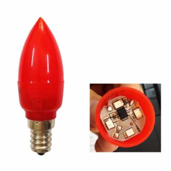 Bóng đèn led quả nhót đuôi E12 thắp ban thờ, điện thờ, trang trí...