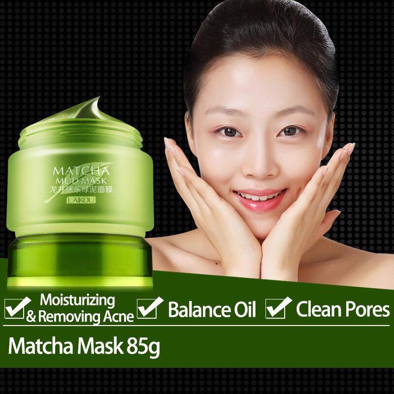 Mặt nạ bùn trà xanh laikou