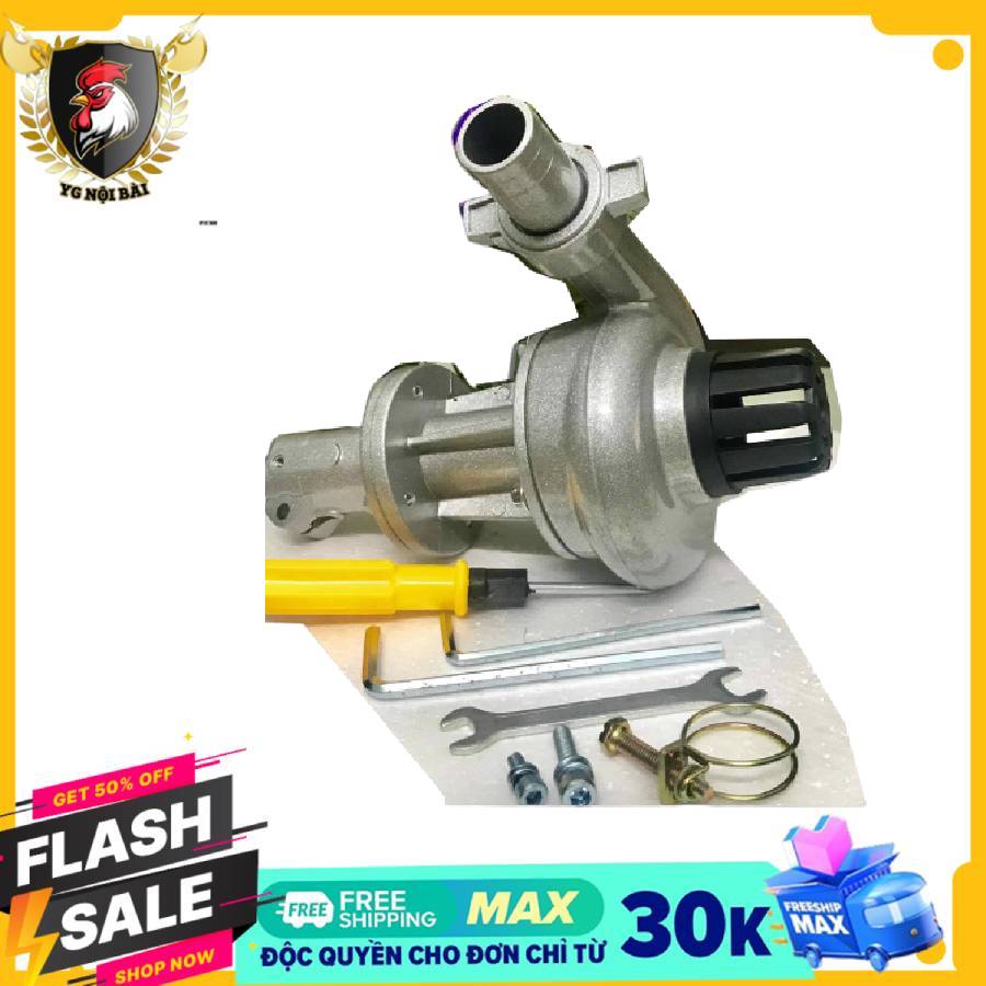 Đầu bơm nước gắn vào máy cắt cỏ phi 26-28mm - Đầu bơm chuyên dụng cho máy cắt cỏ, Đầu bơm nhôm