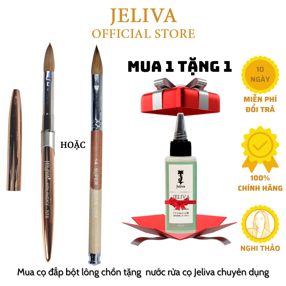 Cọ đắp bột lông chồn jeliva