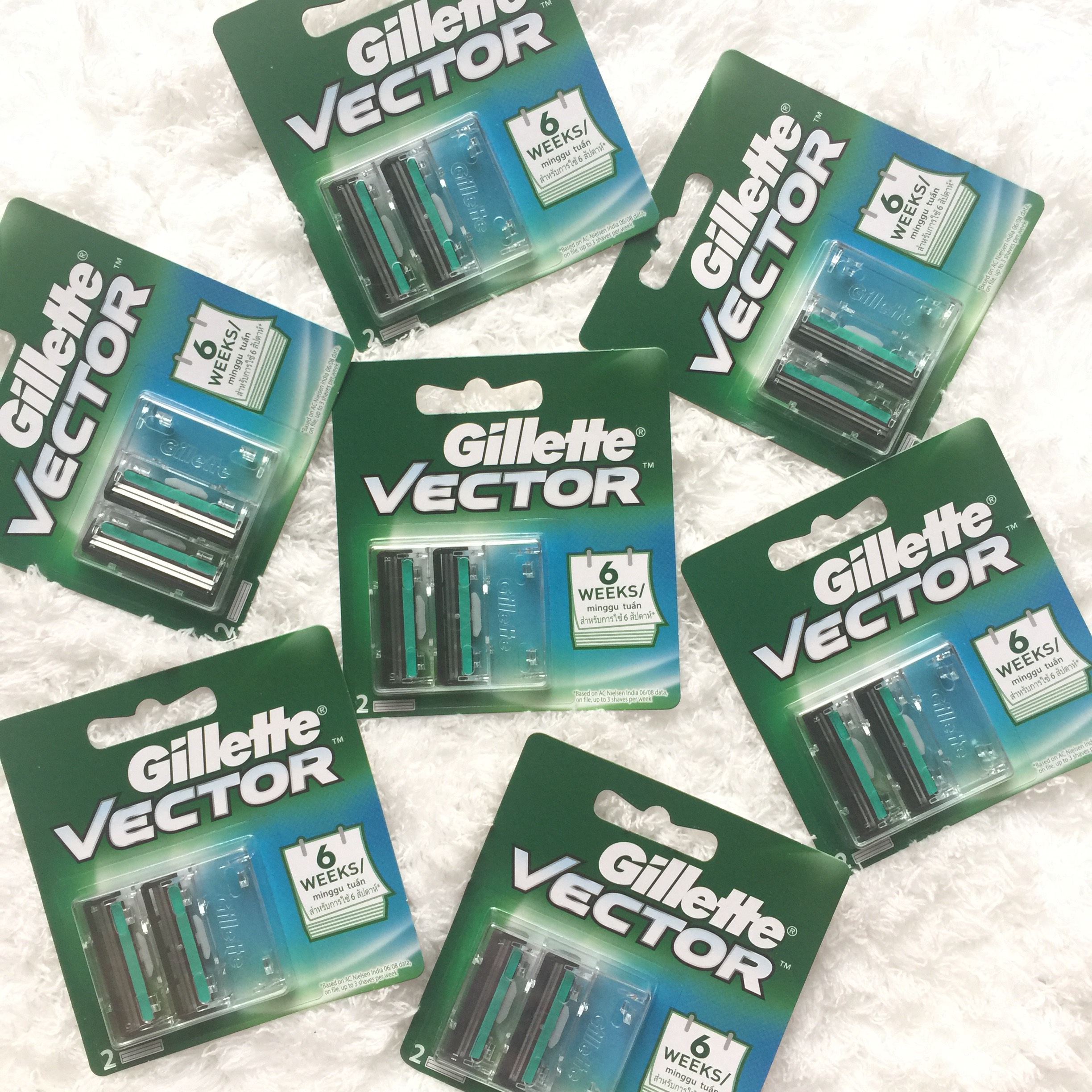 Lưỡi Dao Cạo Gillette Vector vỉ 2 cái