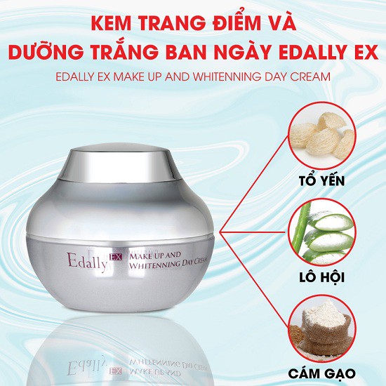 Edally Ex Kem make up trang điểm và dưỡng trắng ban ngày 50g