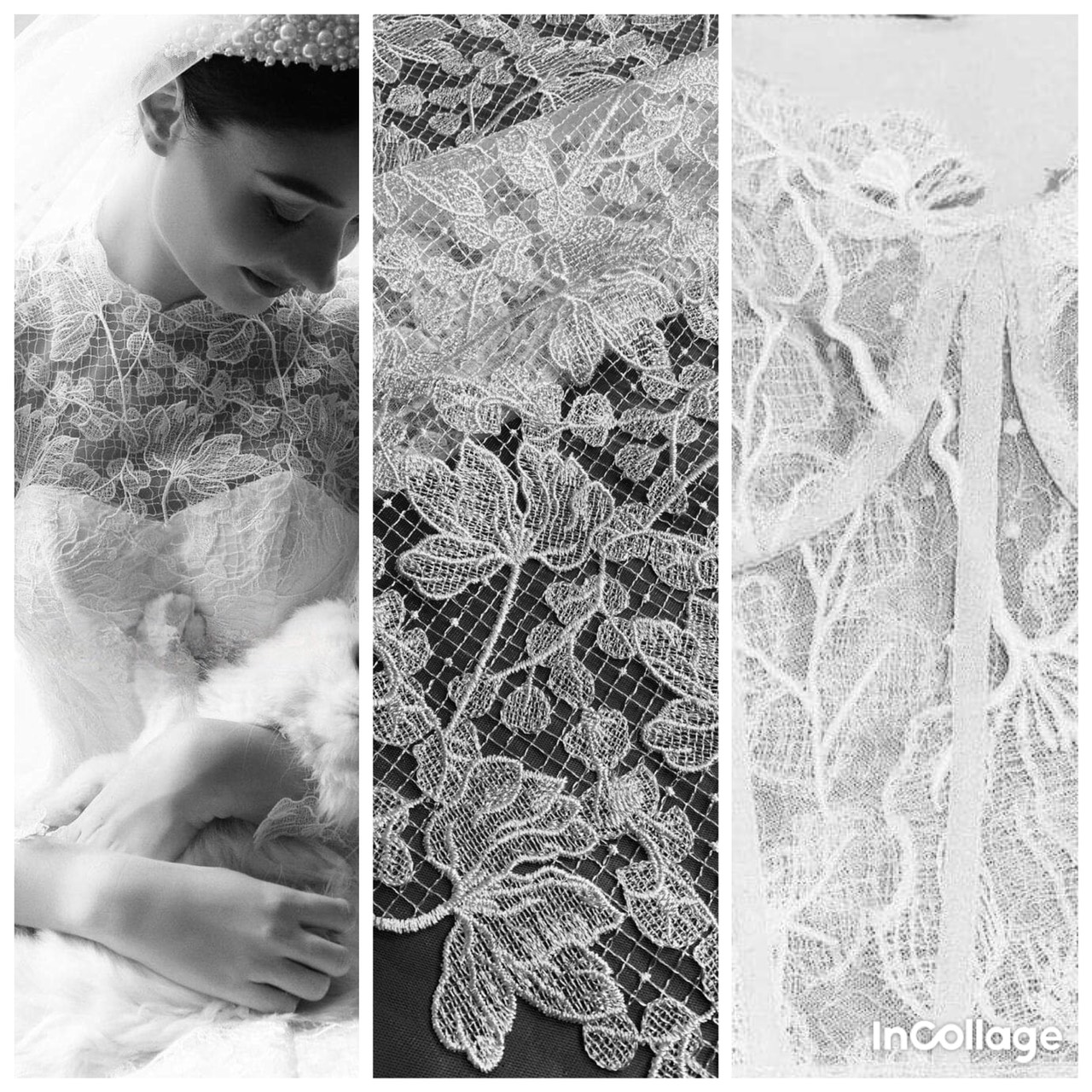 Vải ren đẹp cao cấp cho váy đầm, váy cươi, áo dài.