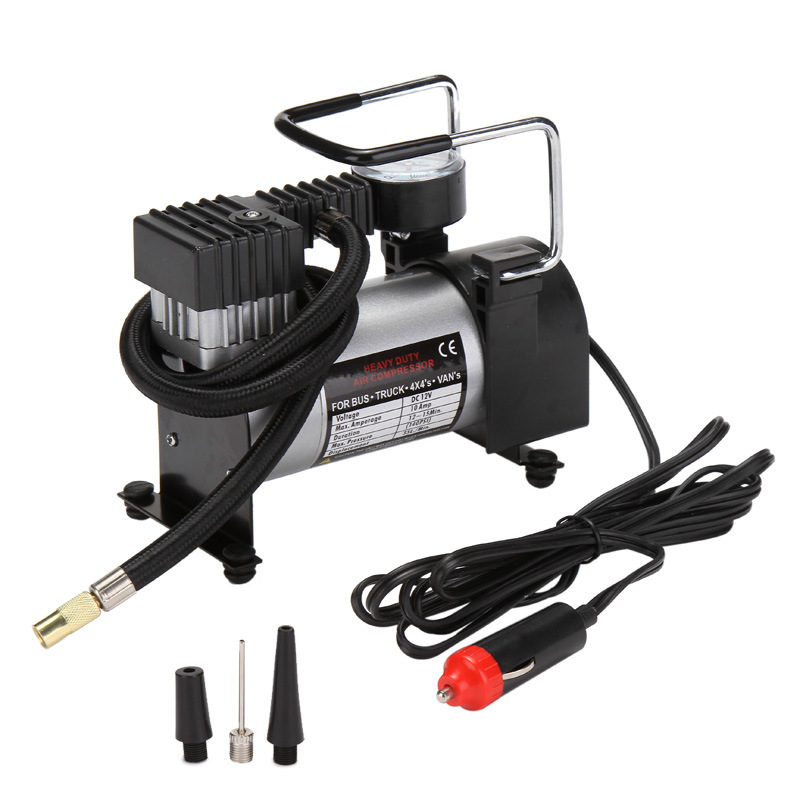 Máy bơm hơi mini - bơm hơi ô tô xe máy đa năng.- MÃ LỰC LỚN (35l/p) - Công suất cao 120w
