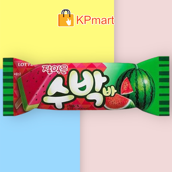 Kem dưa hấu Hàn Quốc Lotte Watermelon Ice Bar 75ML