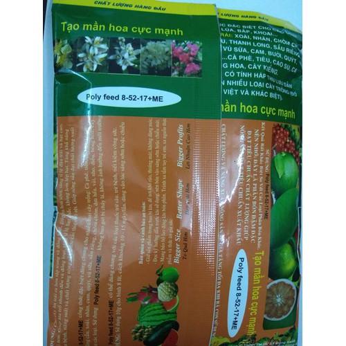 Phân bón lá tạo mầm hoa cực mạnh Poly feed 8-52-17+ME 250g