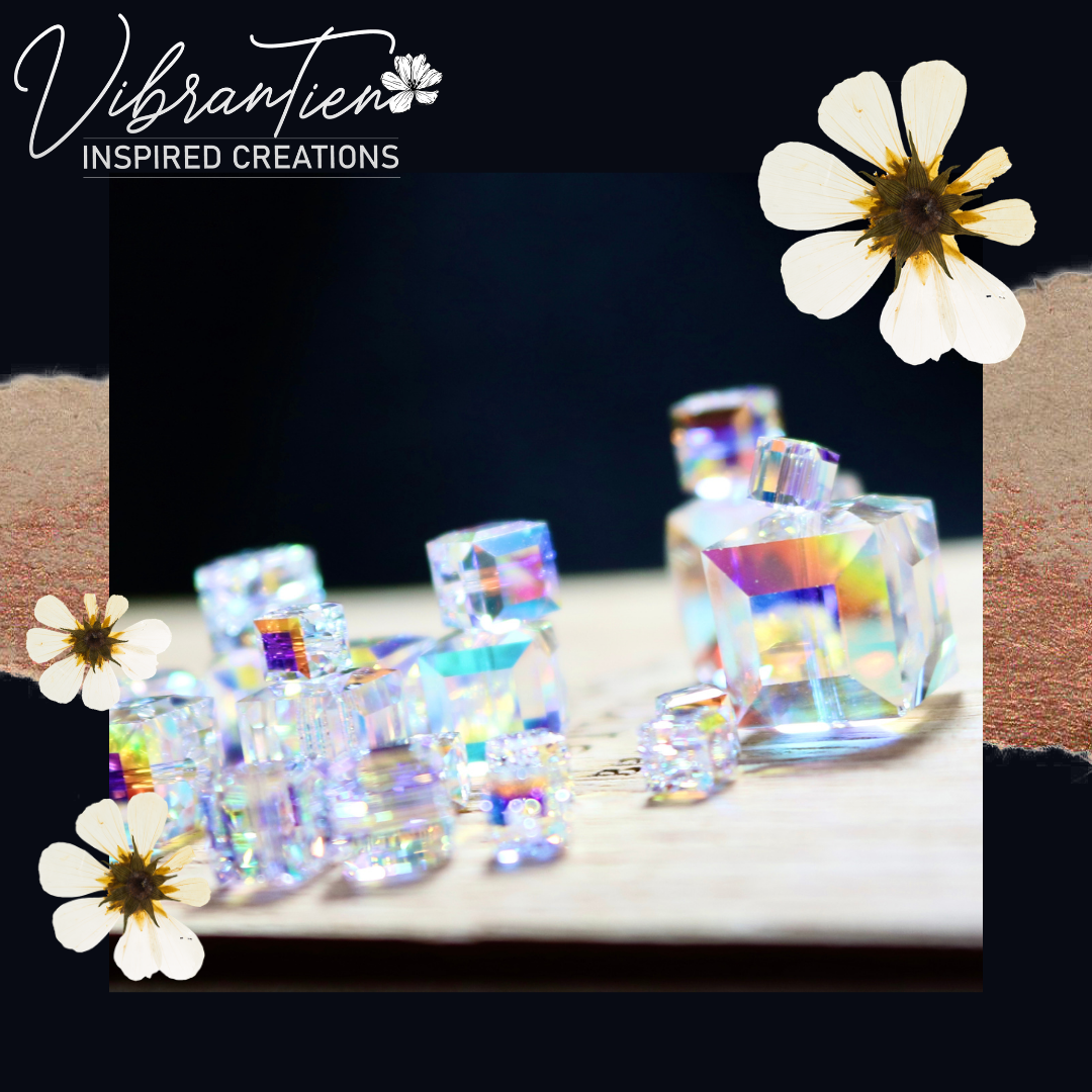 Pha lê Swarovski vuông 4mm/6mm/8mm