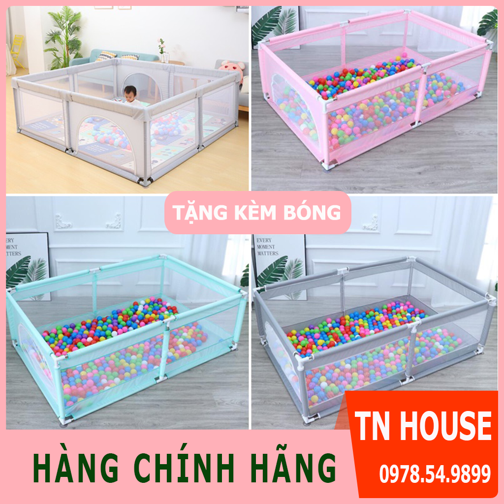 [ Tặng 50 Bóng ] Quây bóng lều chơi bóng cho bé, Nhà bóng cho bé khung inox bọc xốp chống va đập