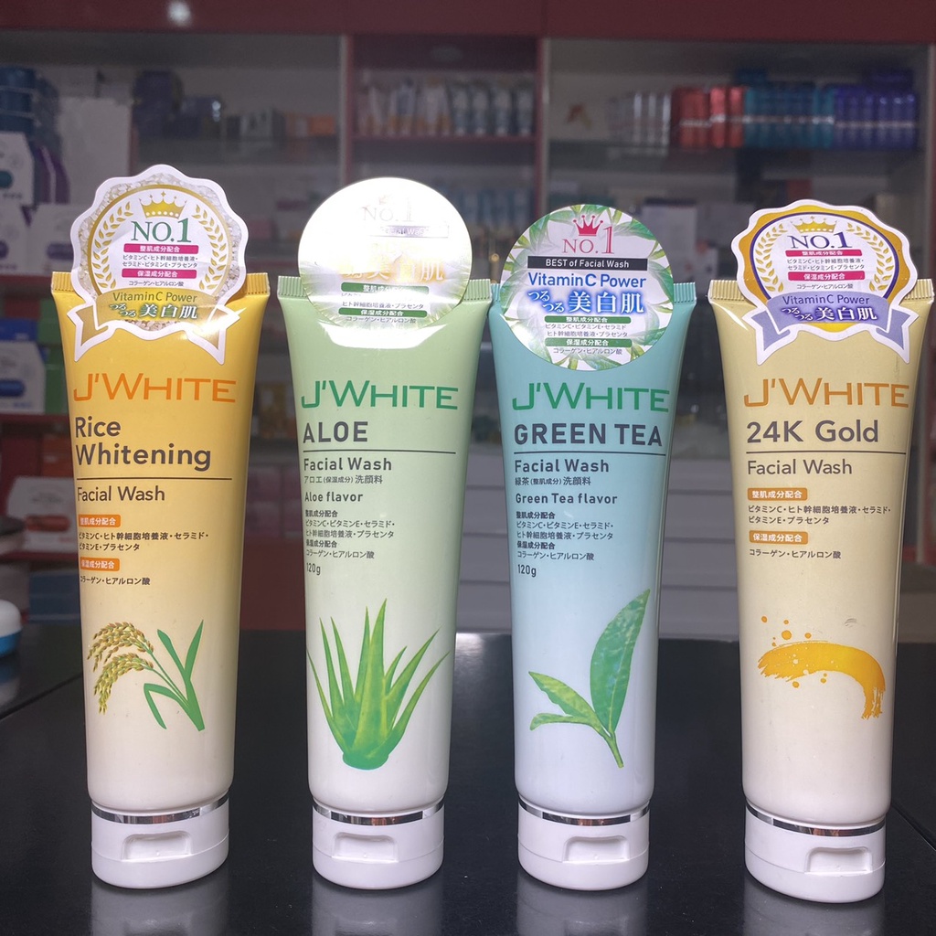 Sữa rửa mặt tinh chất collagen j’white nhật bản dưỡng trắng trẻ hoá 120g