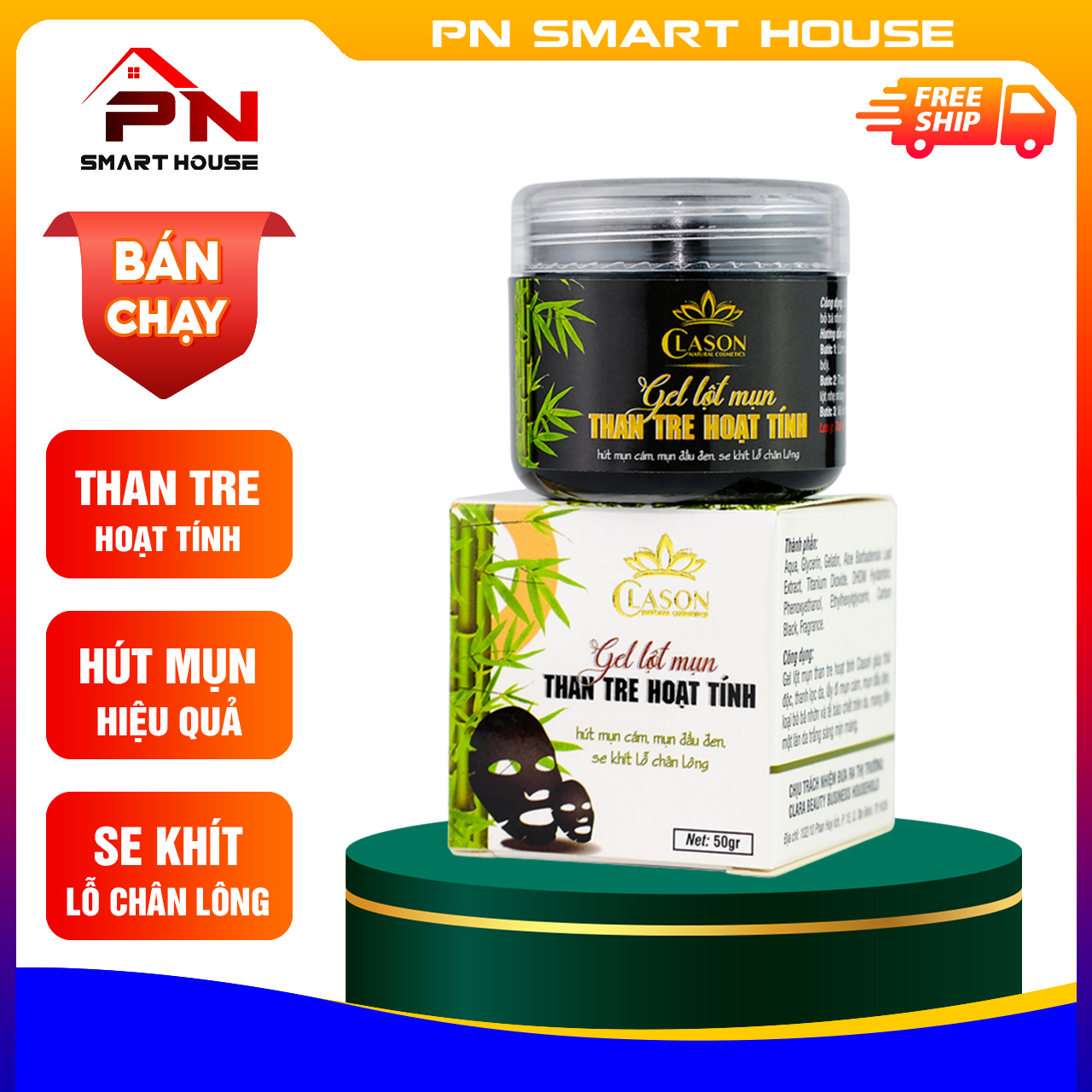 Gel lột mụn đầu đen và mụn cám than tre hoạt tính cao cấp, Keo lột mụn cám da mặt, Gel lột mụn Lê Thanh, Gel lột mụn than tre, Gel lột mụn đầu đen mũi than tre hoạt tính