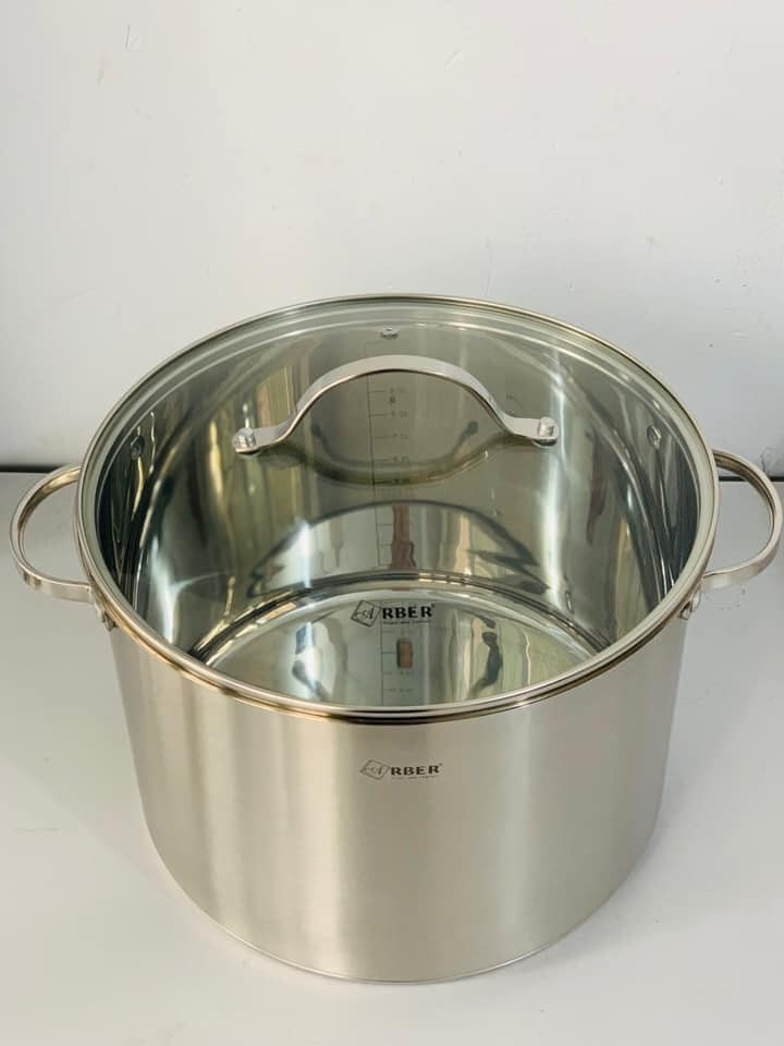 Nồi luộc gà arber 11l sản xuất theo công nghệ và tiêu chuẩn của đức dùng cho bếp từ
