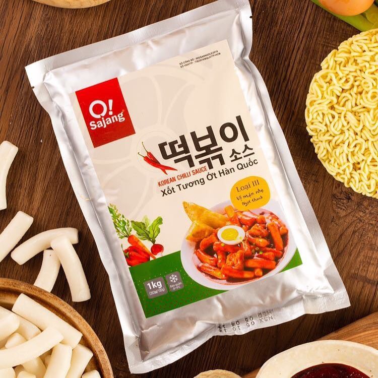 Sốt tương ớt nấu Tokbokki hàn quốc Sannadle 1kg sản phẩm tốt chất lượng cao đảm bảo an toàn cho sức khỏe người sử dụng cam kết như hình