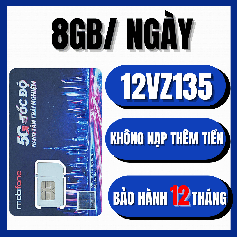( ĐẠI LÝ CẤP 1 ) Sim 4G Mobifone Trọn Gói 1 Năm 12MDT50 , 12MXH80Y , 6MXH80Y , 6MDT150 , 12MDT150 , MDT255 , MDT350 , 12MXH100 , 12MFY , 12VZ135 Không Giới Hạn Dụng Lượng Xài Full Data Miễn Phí Cả Năm FREESHIP - CHƯA KÍCH HOẠT